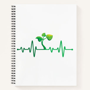 Plant hartslag - Botanist Gardening Plant Notitieboek