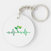 Plant hartslag - Botanist Gardening Plant Sleutelhanger (Achterkant)