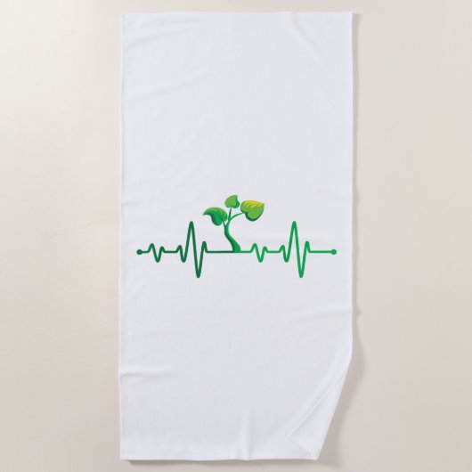 Plant hartslag - Botanist Gardening Plant Strandlaken (Voorkant)