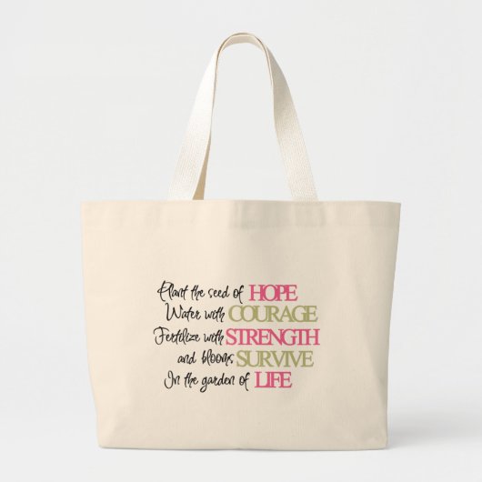 Plant het zaad van HOPE Grote Tote Bag (Voorkant)