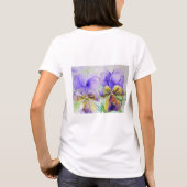 Plant Hoarder Funny Gardeners Waterverf Lily T-shirt (Achterkant)