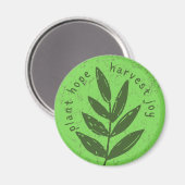 Plant hoop oogst vreugde magneet (Voorkant / Achterkant)