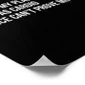 Plant Humor Funny Gardening Sarcastic Quote  Poster (Hoek)