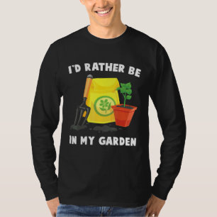 Plant - ID liever in mijn tuin - Tuinman - Flo T-shirt