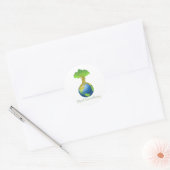 Plant Iets Ronde Sticker (Envelop)