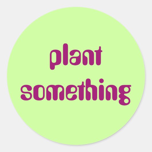 Plant Iets Sticker (Voorkant)