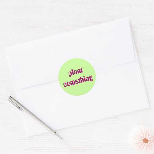 Plant Iets Sticker (Envelop)