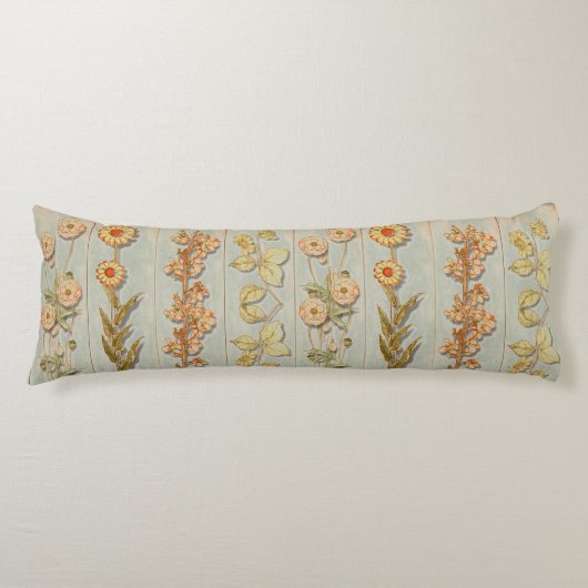  Plant Illustraties houten panelen Lichaamskussen (Voorkant)