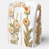 Plant Illustraties Rustic Bedankdoosjes (Geopend)