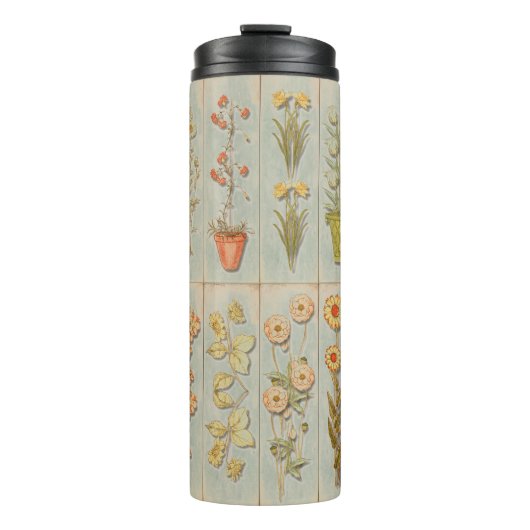  Plant Illustraties Rustic Thermosbeker (Voorkant)