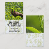 Plant in het veld visitekaartje (Voorkant / Achterkant)