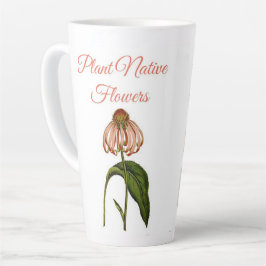 Plant Inheemse Bloemen Waterfles Latte Mok