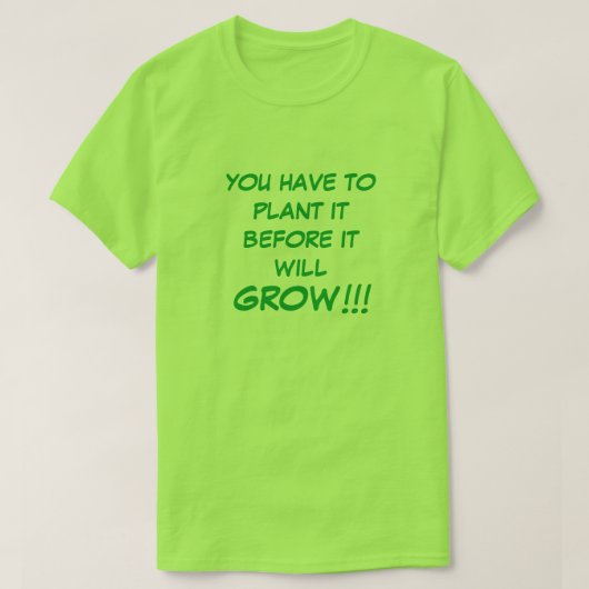 Plant IT T-shirt (Design voorkant)