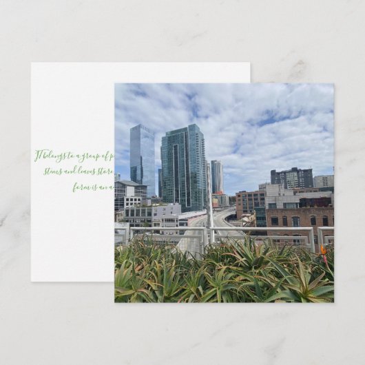 PLANT ITINERARY: San Francisco Aankondiging (Voorkant / Achterkant)