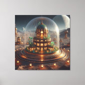 Plant Jewel Box Fantasy Art Canvas Afdruk (Voorkant)