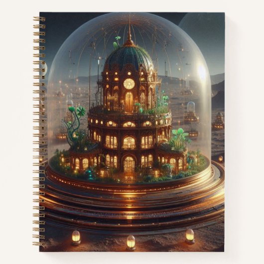 Plant Jewel Box Fantasy Art Notitieboek (Voorkant)