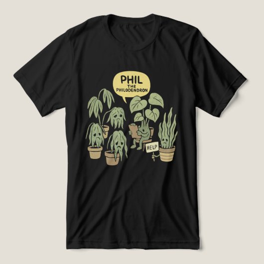 Plant Killer Support Group – Funny Houseplant Tri-Blend Shirt (Design voorkant)
