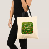 Plant Kindness Gather Love Heart Garden Valentine Tote Bag (Voorkant (product))