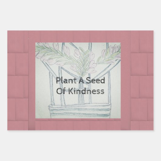 Plant Kindness Inpakpapier Vel (Voorkant)