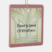 Plant Kindness Keramisch Ornament (Rechts)