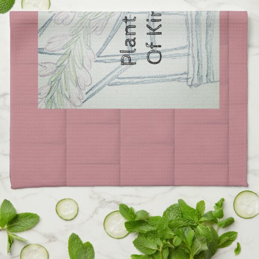 Plant Kindness Theedoek (Gevouwen)