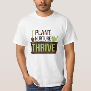 Plant, koesteren, gedijen t-shirt
