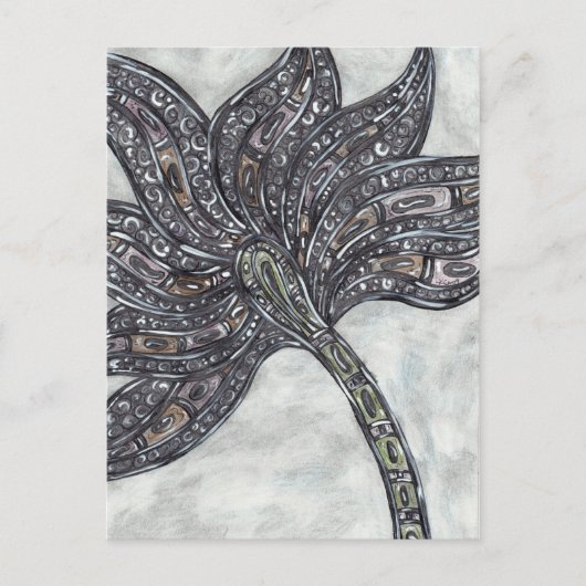 Plant koolstofruimte 5 Briefkaart (Voorkant)