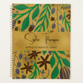 Plant laat gouden nieuwjaar achter planner (Voorkant)