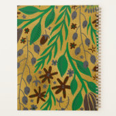 Plant laat gouden nieuwjaar achter planner (Achterkant)