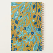 Plant laat gouden nieuwjaar achter planner (Achterkant)