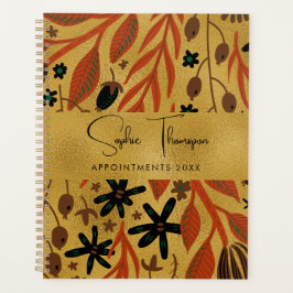 Plant laat gouden nieuwjaar achter planner