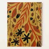 Plant laat gouden nieuwjaar achter planner (Achterkant)