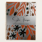 Plant laat zilveren nieuwjaar achter planner (Voorkant)