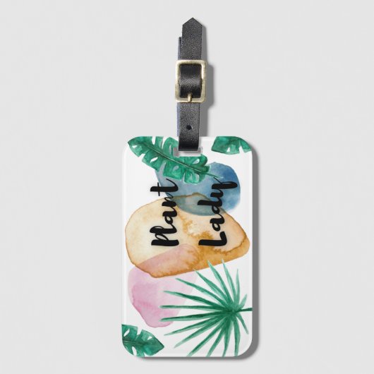 Plant Lady Bagagelabel (Voorkant (verticaal))