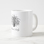 Plant Lady Black en White Specialty Mok (Voorkant rechts)