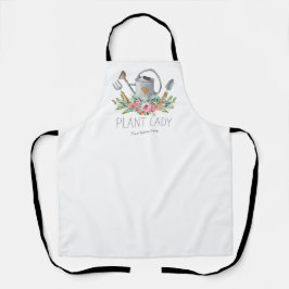 Plant Lady Boho Waterverf Humor Gardener Schort