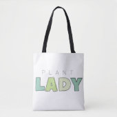 Plant Lady Canvas tas (Voorkant)