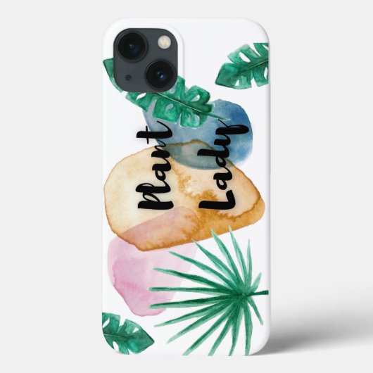 Plant Lady Hoesje-Mate iPhone Case (Achterkant)