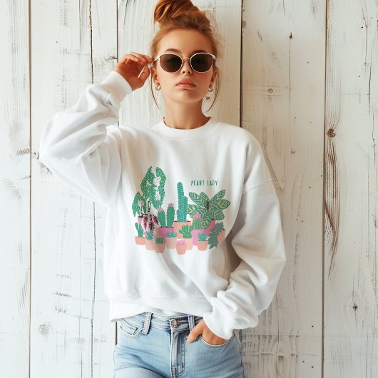 Plant Lady Huisplanten Sweatshirt