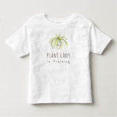 Plant Lady in Training Kinder Shirts (Voorkant)