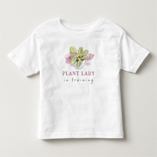 Plant Lady in Training Toddler T-shirt (Voorkant)