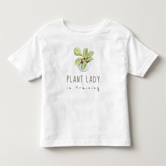 Plant Lady in Training Toddler T-shirt (Voorkant)