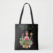 Plant Lady is de New Cat Lady Tote Bag (Voorkant)