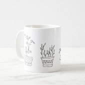 Plant Lady (is de nieuwe Cat Lady) Koffiemok (Voorkant links)