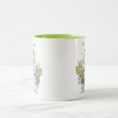 Plant Lady is de nieuwe kat dame/grappenmaker Tweekleurige Koffiemok (Center)