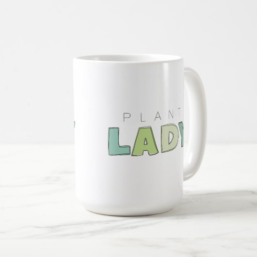 Plant Lady Large Mok (Voorkant rechts)