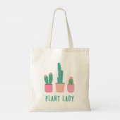Plant Lady Monstera Boodschappentas Tote Bag (Achterkant)