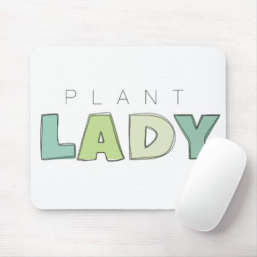 Plant Lady Mousepad Muismat (Met muis)