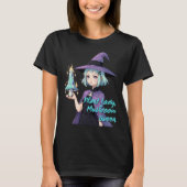 Plant Lady Mushroom Queen Schattigee Heksenkunst M T-shirt (Voorkant)