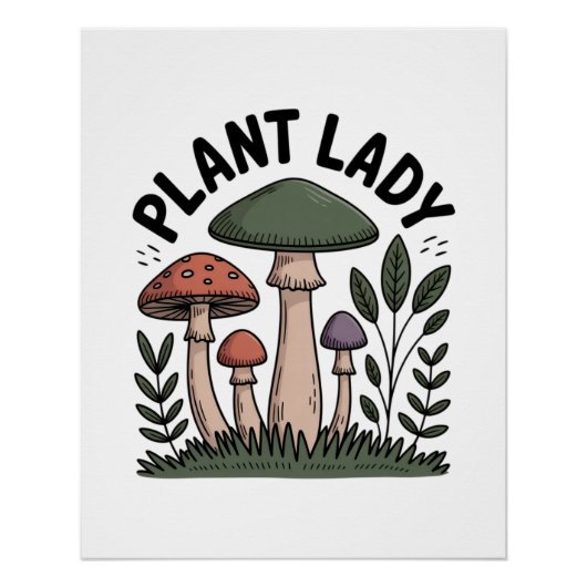 Plant Lady Perfect Poster (Voorkant)